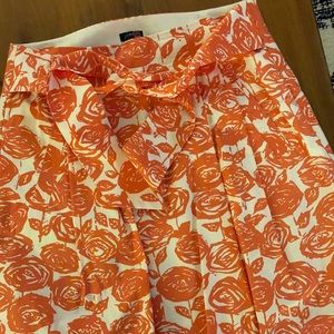 J crew tie front skirt